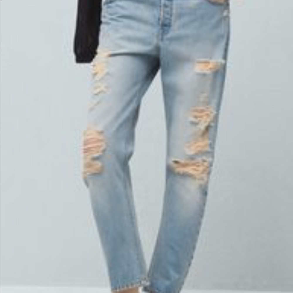 Mango Super Distressed Boyfriend Jeans